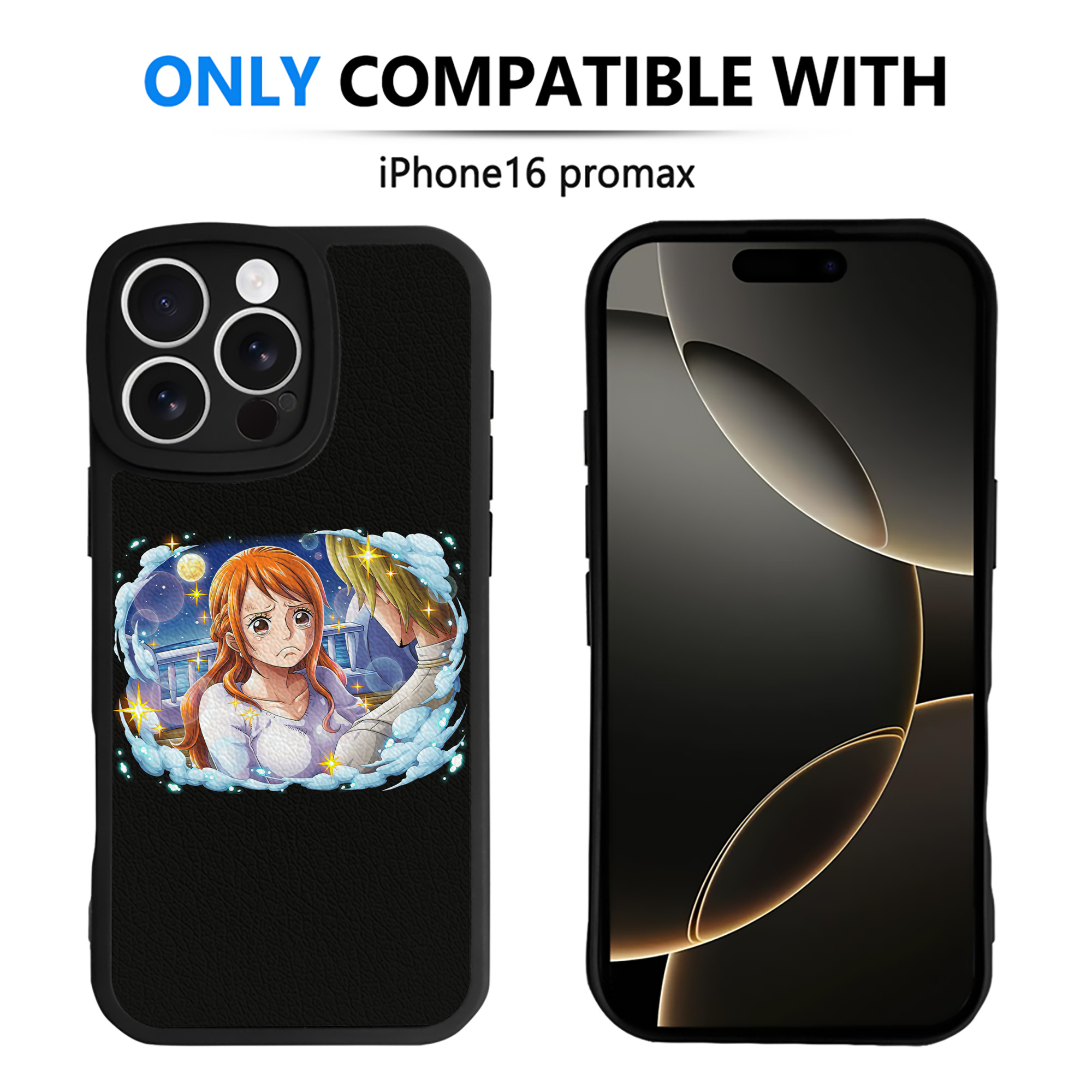 （画像用） ワンピース ナミ ONE PIECE Nami 【iPhone 16シリーズ対応】シリコンスマホケース（レザー調） 材質：シリコン
